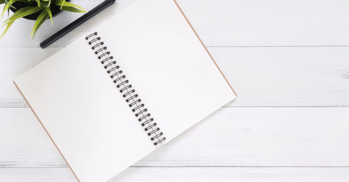 Notebook and Pen