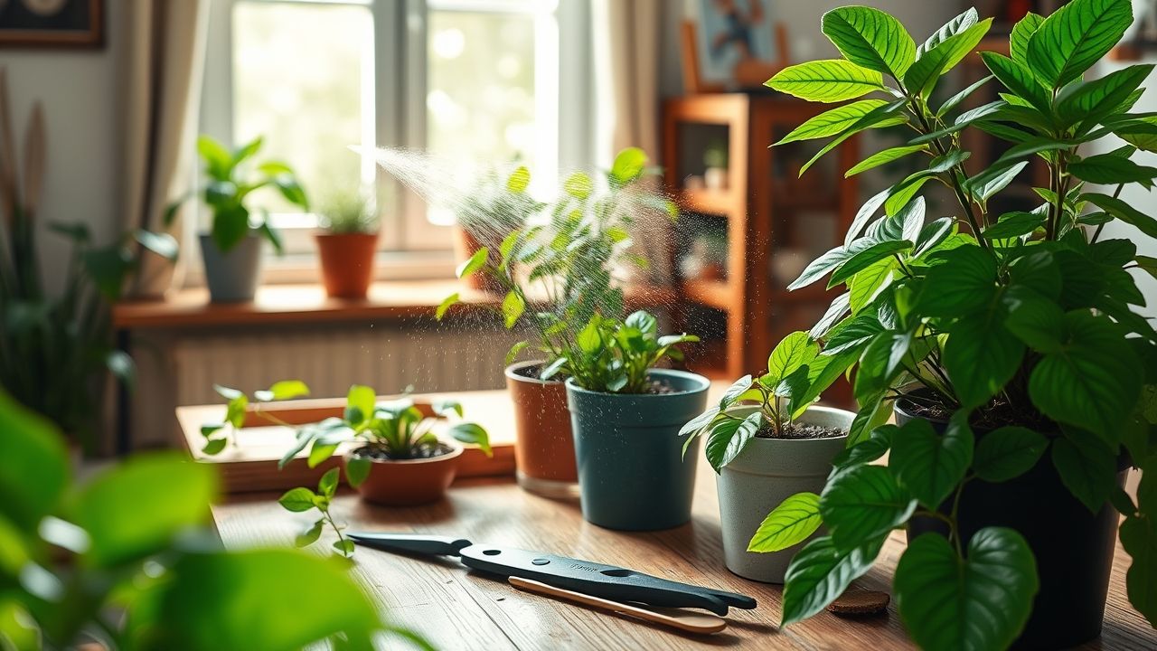 Plant care in small spaces